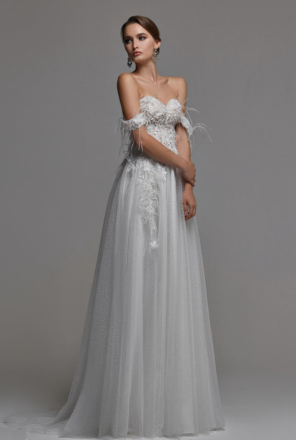 SAMPLE Sale - Milena - Aline wedding Dress