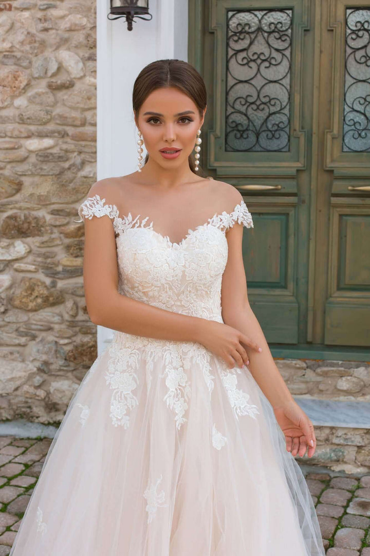 aline dress, lace sleeves, designer wedding dresses in orleans, designer wedding dresses near me, designer wedding dresses,