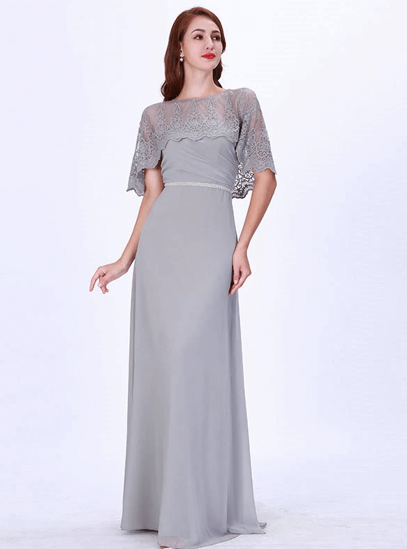 Grey dresses for wedding guests