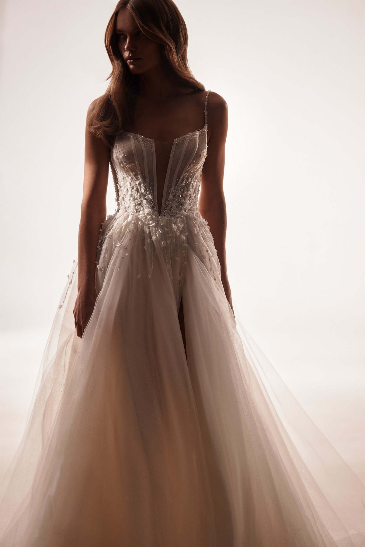 gliiter tulle wedding dress,glitter tulle,blush bridal gown,blush dress,glitter tulle, wedding ball gown