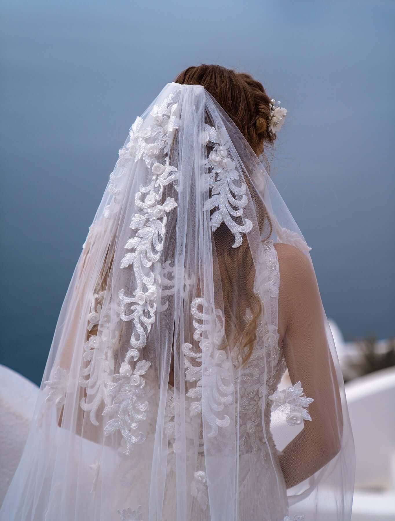 wedding dress veil at Ottawa