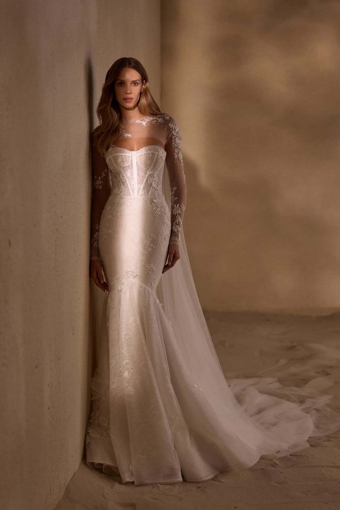 champagne bridal gown,champagne gown,champagne wedding dress,glitter tulle,lace wedding dress, mermaid wedding dress