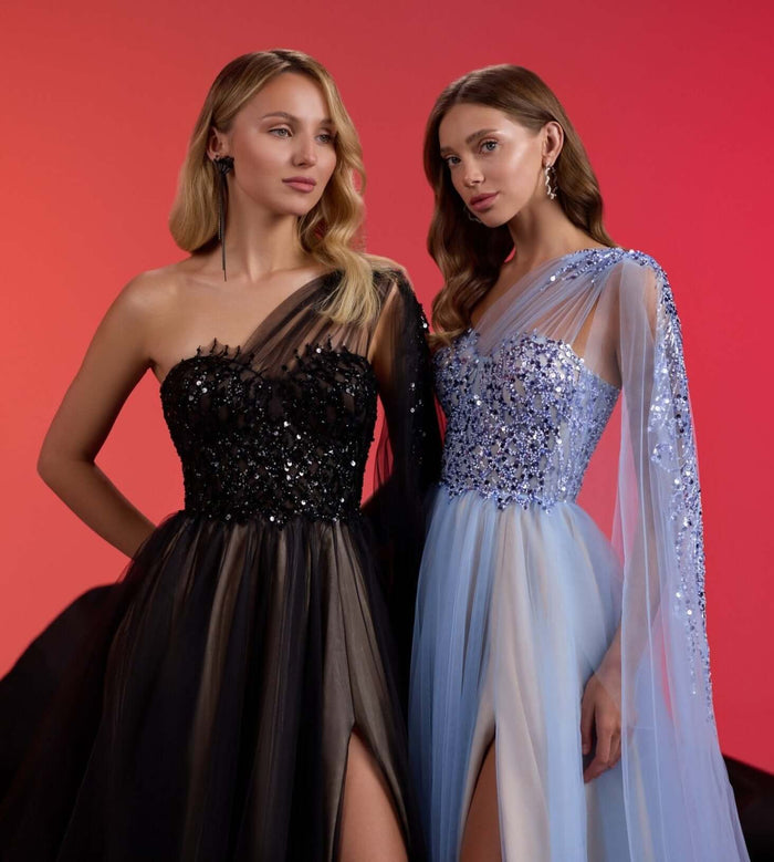 sparkly prom dress, sparkly grad dress, grad dress ottawa, trendy prom dress, lace prom dress