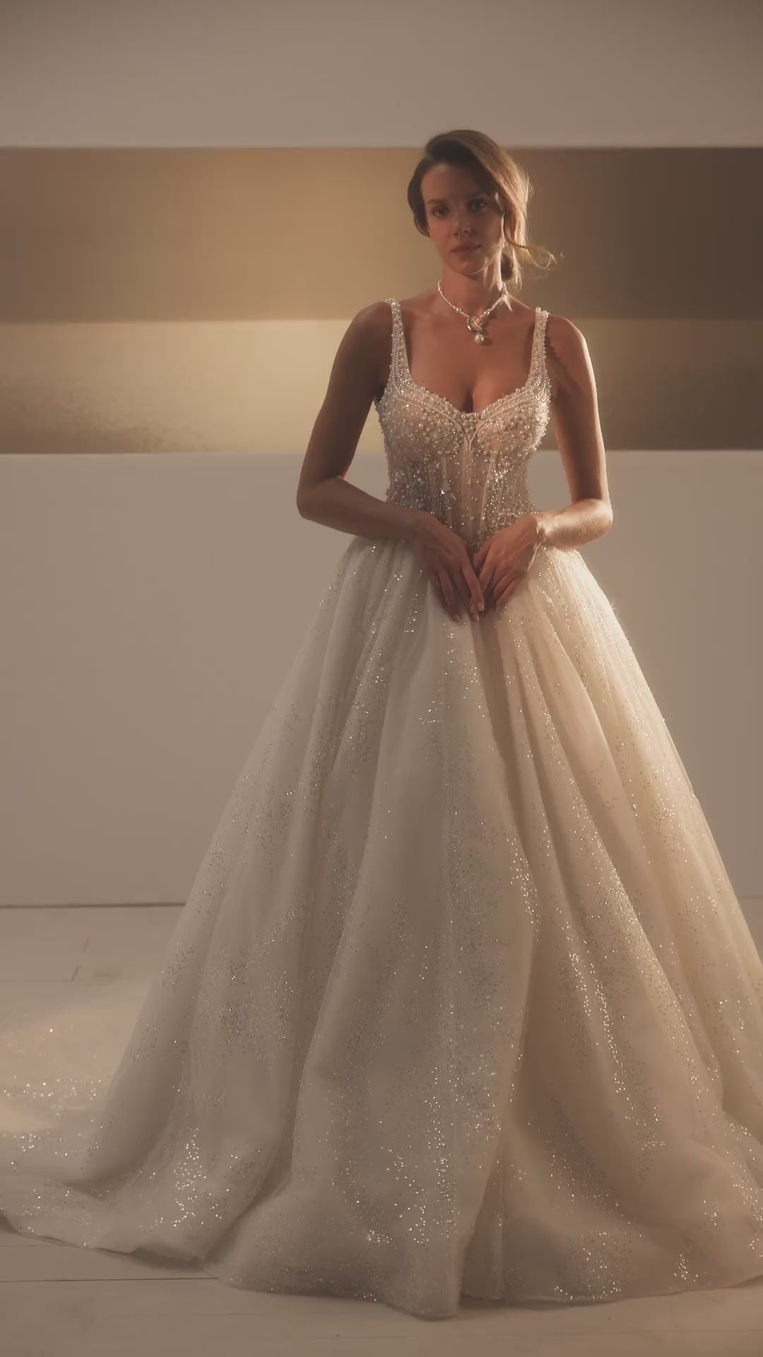 Basque wasit, aline wedding dress, champagne wedding dress, designer wedding gown, couture wedding dress