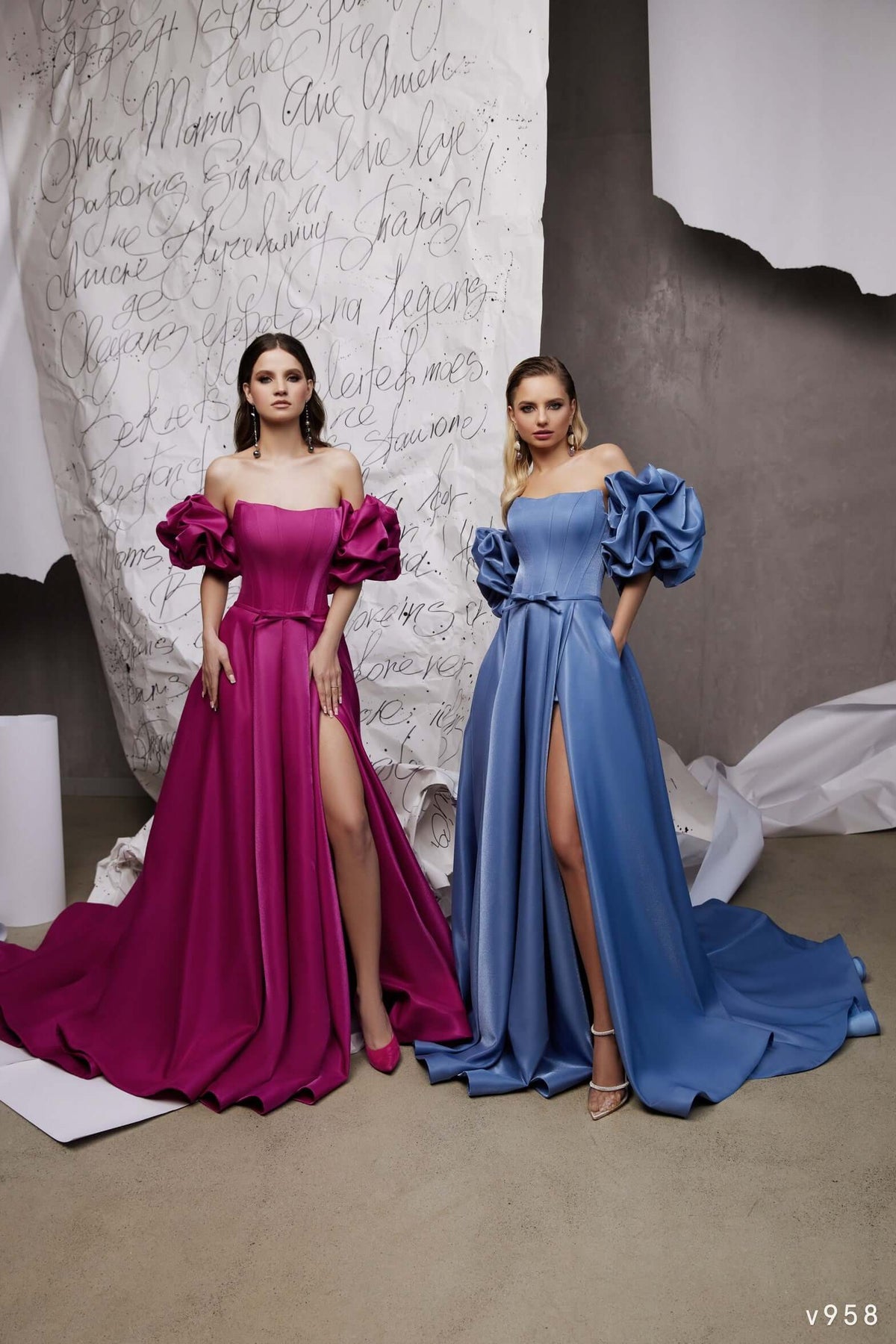 satin prom dress