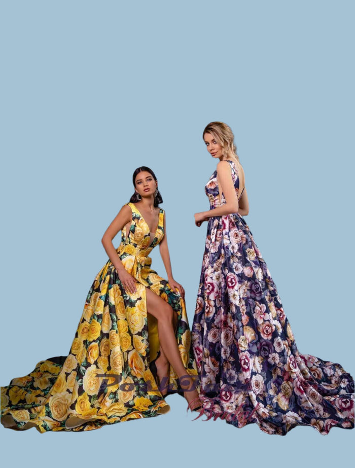 colorful prom dress, yellow grad dress, purple grad dress, purple prom dress, yellow prom dress, prom evening dress