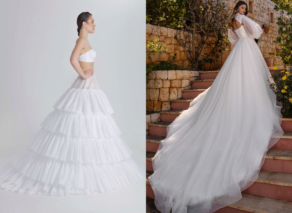 Bridal Petticoat, Petticoats Unique Size, 7 Hoop Underskirt